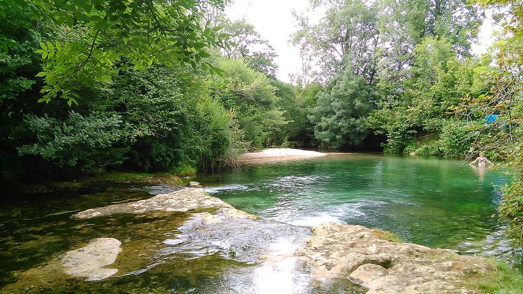 Terre D'Histoire - Baignade - Canoe - Piste Cyclable A 100 M Castelnaud La Chapelle Kültér fotó